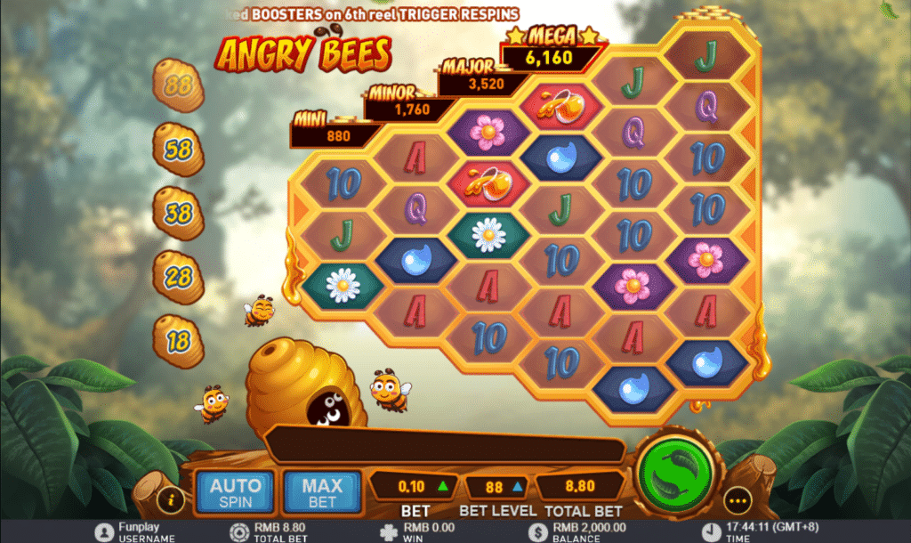 angry bees เกมสล็อต