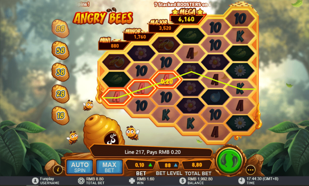 angry bees slot